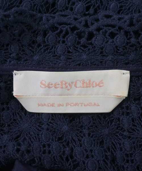 See By Chloe（シー　バイ　クロエ）ワンピース 紺 サイズ:34(M位) レディース/2200650223011