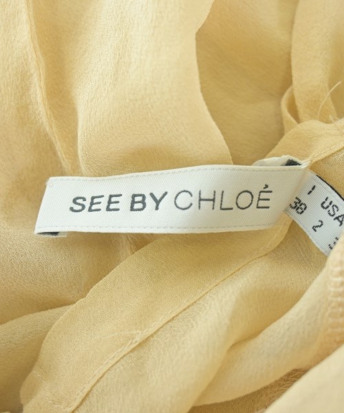 See By Chloe（シー　バイ　クロエ）ブラウス ベージュ サイズ:38(S位) レディース/2200659452047