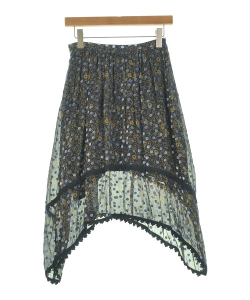 See By Chloe（シー　バイ　クロエ）ひざ丈スカート 青 サイズ:36(XS位) レディース/2200659698032