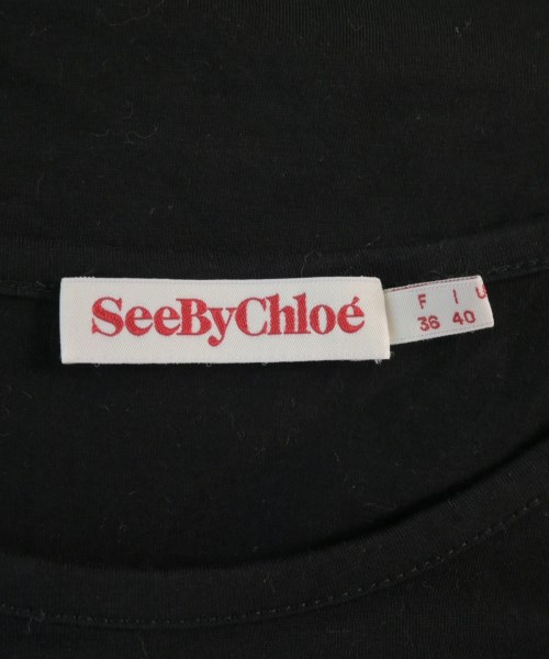See By Chloe（シー　バイ　クロエ）Tシャツ・カットソー 黒 サイズ:40(M位) レディース/2200658848070