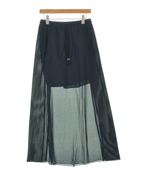 See By Chloe(シー　バイ　クロエ)ロング・マキシ丈スカート 紺 サイズ:38(S位)/2200661099063