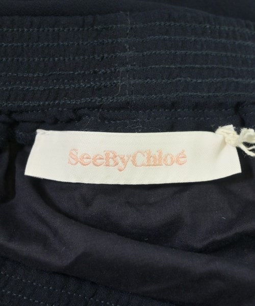 See By Chloe（シー　バイ　クロエ）ロング・マキシ丈スカート 紺 サイズ:38(S位) レディース/2200661099063