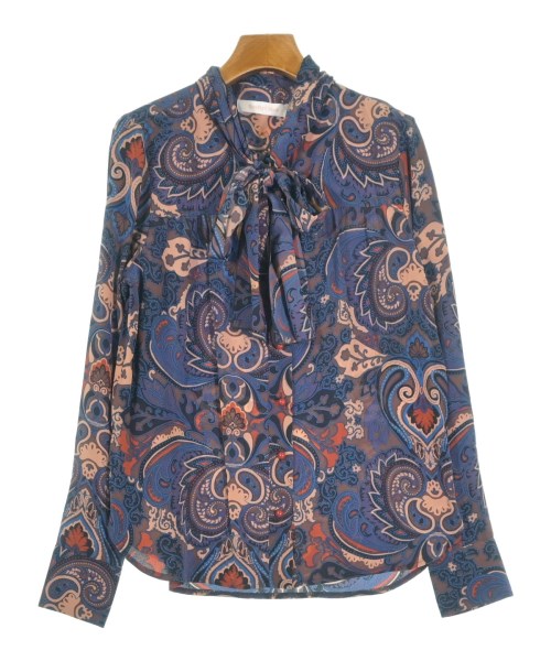 See By Chloe(シー　バイ　クロエ)ブラウス 青 サイズ:38(S位)/2200655226017