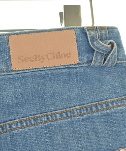 See By Chloe（シー　バイ　クロエ）ひざ丈スカート 青 サイズ:36(XS位) レディース/2200658738012