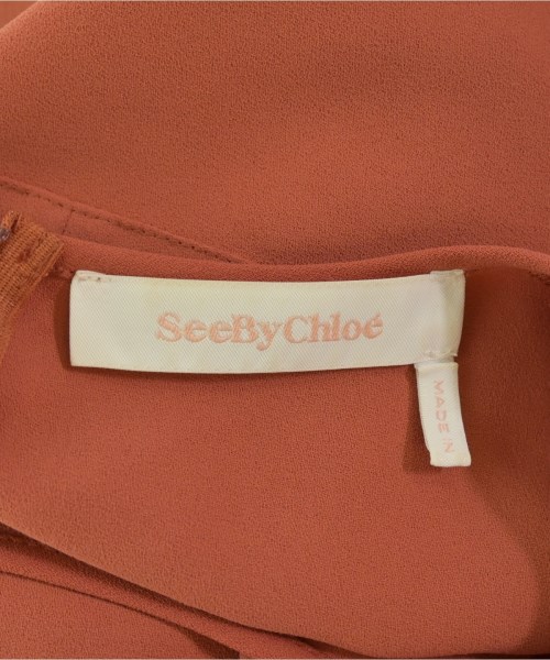 See By Chloe（シー　バイ　クロエ）ワンピース オレンジ サイズ:36(XS位) レディース/2200712141055