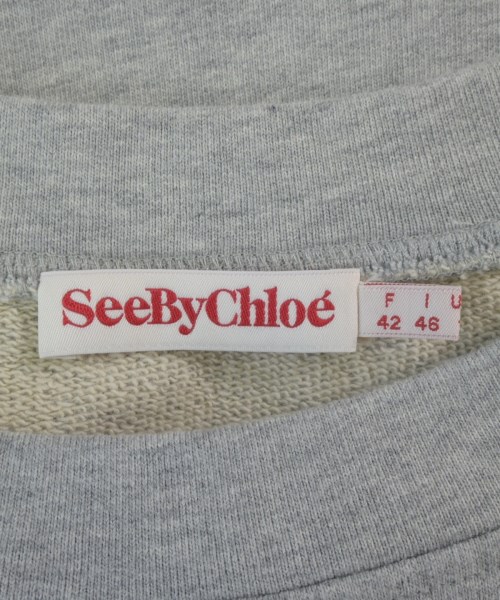 See By Chloe（シー　バイ　クロエ）ワンピース グレー サイズ:46(XL位) レディース/2200713296167