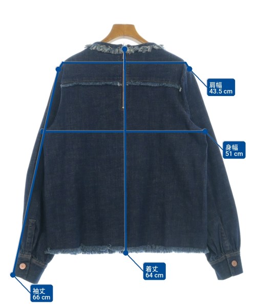 See By Chloe（シー　バイ　クロエ）カジュアルシャツ 青 サイズ:44(L位) レディース/2200713296174
