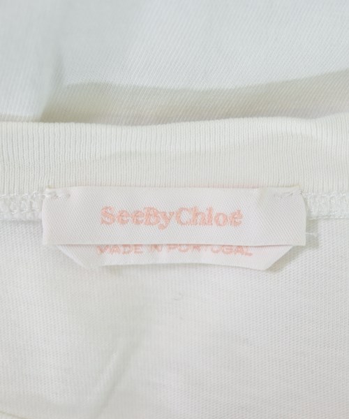 See By Chloe（シー　バイ　クロエ）Tシャツ・カットソー 白 サイズ:M レディース/2200715948033