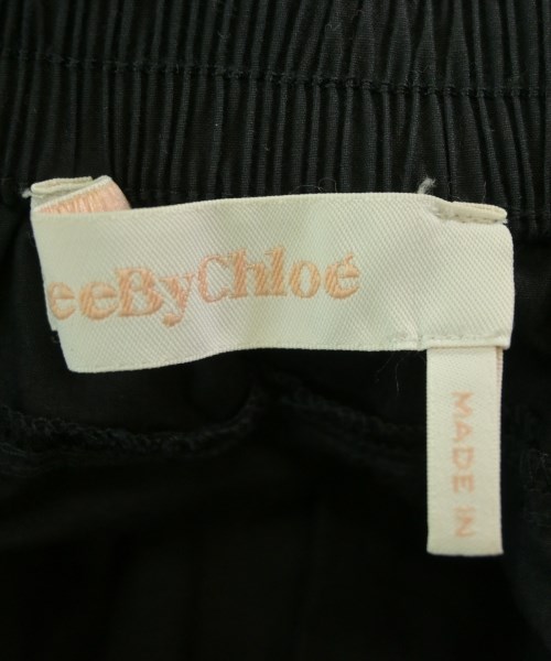 See By Chloe（シー　バイ　クロエ）ひざ丈スカート 黒 サイズ:36(XS位) レディース/2200714165066