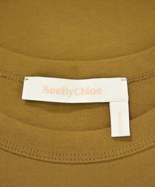 See By Chloe（シー　バイ　クロエ）Tシャツ・カットソー 茶 サイズ:S レディース/2200716516026