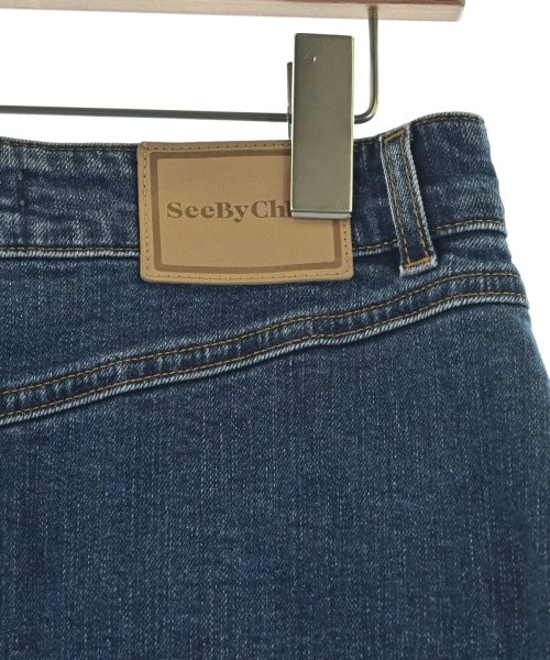 See By Chloe（シー　バイ　クロエ）ひざ丈スカート 青 サイズ:38(S位) レディース/2200717622139