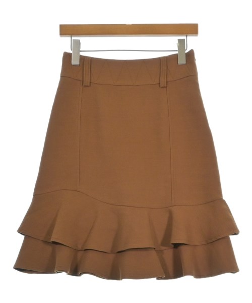 See By Chloe（シー バイ クロエ）ひざ丈スカート 茶 サイズ:36(XS位