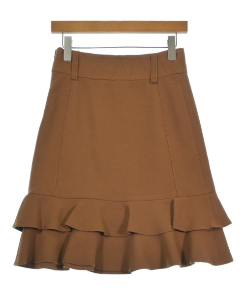 See By Chloe（シー バイ クロエ）ひざ丈スカート 茶 サイズ:36(XS位