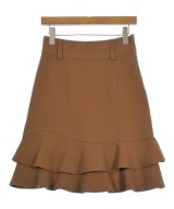 See By Chloe（シー　バイ　クロエ）ひざ丈スカート 茶 サイズ:36(XS位) レディース/2200645065053