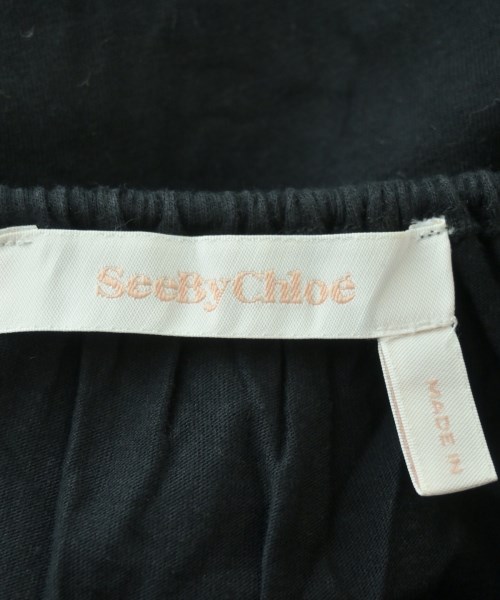 See By Chloe（シー　バイ　クロエ）Tシャツ・カットソー 黒 サイズ:XS レディース/2200647073094