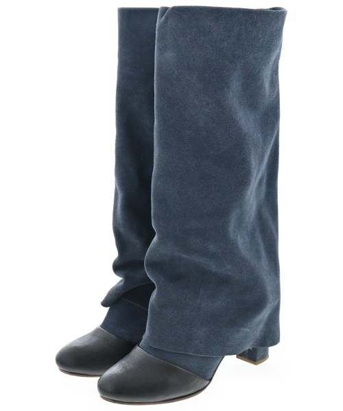 See By Chloe(シー　バイ　クロエ)ブーツ 紺 サイズ:EU37(23.5cm位)/2200650503014