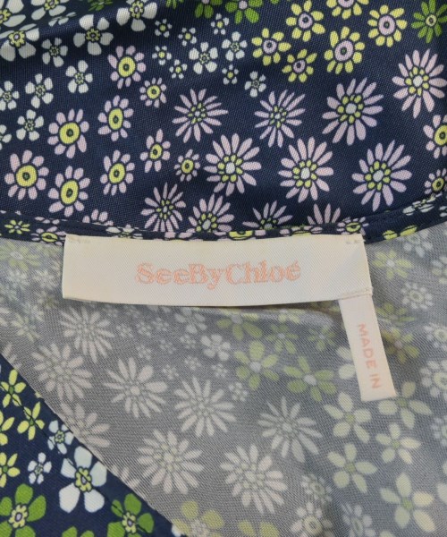 See By Chloe（シー　バイ　クロエ）ワンピース 紺 サイズ:38(S位) レディース/2200650542051