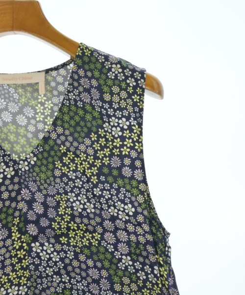 See By Chloe（シー　バイ　クロエ）ワンピース 紺 サイズ:38(S位) レディース/2200650542051