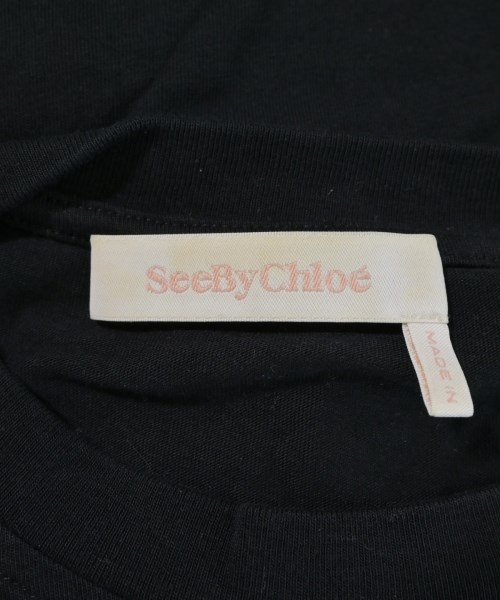See By Chloe（シー　バイ　クロエ）Tシャツ・カットソー 黒 サイズ:S レディース/2200704821064