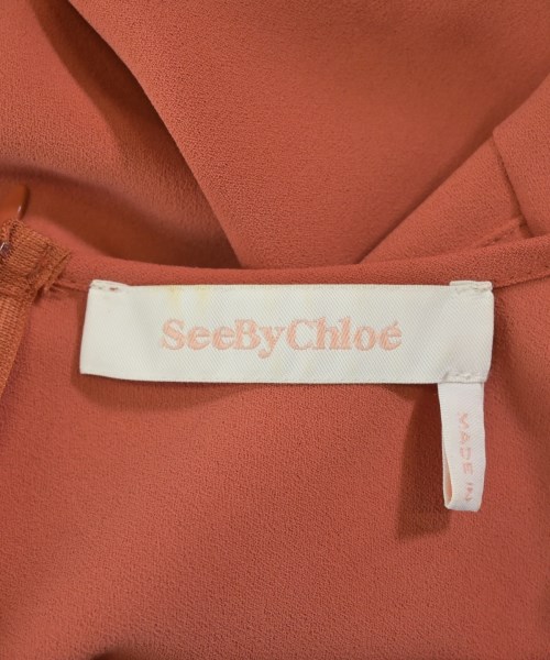 See By Chloe（シー　バイ　クロエ）ワンピース オレンジ サイズ:36(XS位) レディース/2200702839030