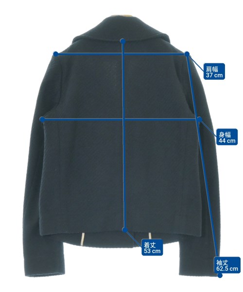 See By Chloe（シー　バイ　クロエ）ピーコート 紺 サイズ:34(XXS位) レディース/2200705497015