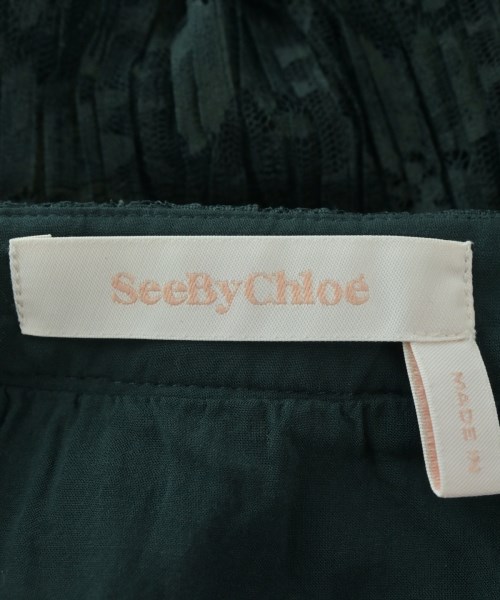 See By Chloe（シー　バイ　クロエ）ロング・マキシ丈スカート 緑 サイズ:38(S位) レディース/2200702347023