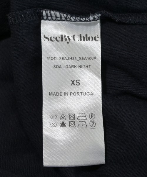 See By Chloe（シー　バイ　クロエ）Tシャツ・カットソー 紺 サイズ:XS レディース/2200708931028