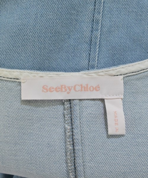 See By Chloe（シー　バイ　クロエ）ワンピース 青 サイズ:36(XS位) レディース/2200707138428