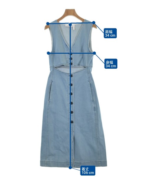 See By Chloe（シー　バイ　クロエ）ワンピース 青 サイズ:36(XS位) レディース/2200707138428