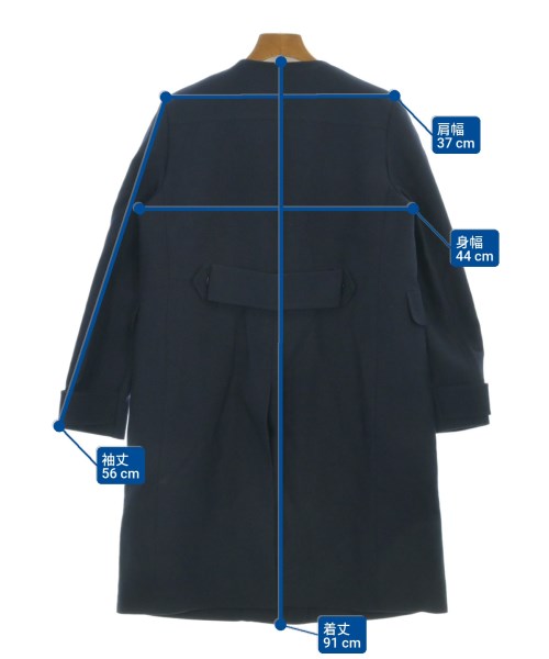 See By Chloe（シー　バイ　クロエ）ステンカラーコート 紺 サイズ:40(M位) レディース/2200662958017