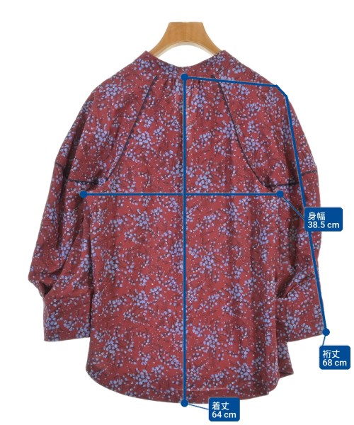 See By Chloe（シー　バイ　クロエ）ブラウス 赤 サイズ:38(S位) レディース/2200664569044