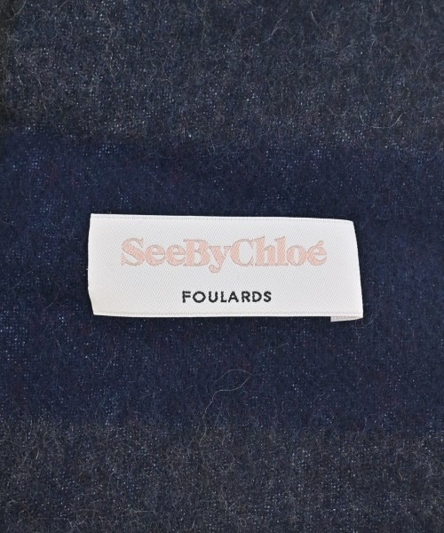 See By Chloe（シー　バイ　クロエ）マフラー グレー サイズ:- レディース/2200667442139