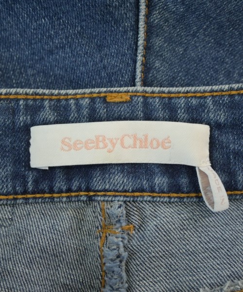 See By Chloe（シー　バイ　クロエ）デニムパンツ 青 サイズ:34(XXS位) レディース/2200669589184