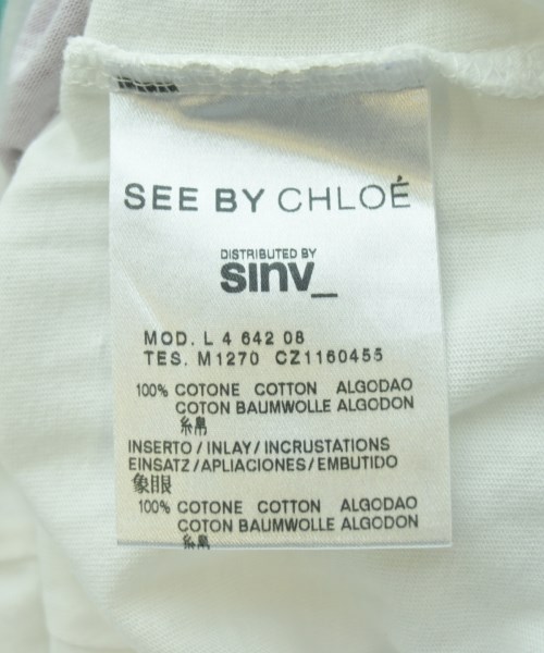 See By Chloe（シー　バイ　クロエ）Tシャツ・カットソー 白 サイズ:-(S位) レディース/2200672283031