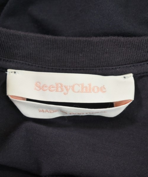 See By Chloe（シー　バイ　クロエ）Tシャツ・カットソー 紺 サイズ:S レディース/2200730281108