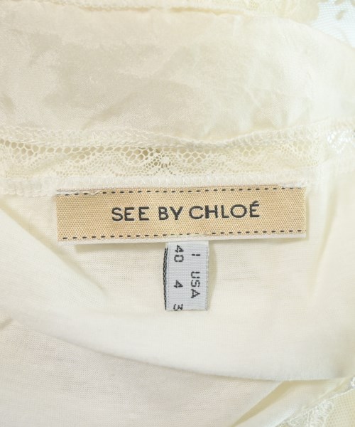 See By Chloe（シー　バイ　クロエ）Tシャツ・カットソー 白 サイズ:40(M位) レディース/2200735579064