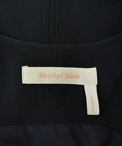See By Chloe（シー　バイ　クロエ）ワンピース 紺 サイズ:34(XXS位) レディース/2200720082036