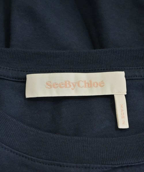 See By Chloe（シー　バイ　クロエ）Tシャツ・カットソー 紺 サイズ:M レディース/2200720526073
