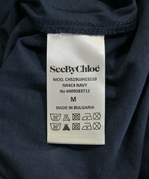 See By Chloe（シー　バイ　クロエ）Tシャツ・カットソー 紺 サイズ:M レディース/2200720526073