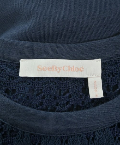 See By Chloe（シー　バイ　クロエ）ワンピース 紺 サイズ:M レディース/2200717254088