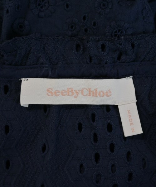 See By Chloe（シー　バイ　クロエ）ワンピース 紺 サイズ:38(S位) レディース/2200717254101