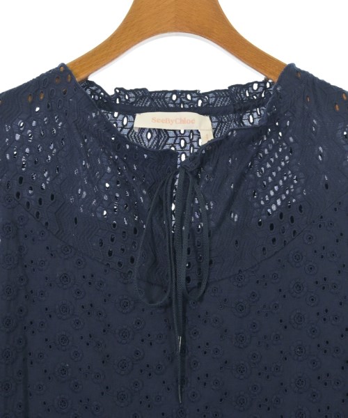 See By Chloe（シー　バイ　クロエ）ワンピース 紺 サイズ:38(S位) レディース/2200717254101