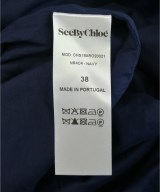 See By Chloe（シー　バイ　クロエ）ワンピース 紺 サイズ:38(S位) レディース/2200717254101