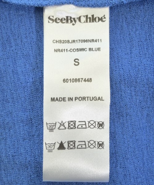 See By Chloe（シー　バイ　クロエ）ワンピース 青 サイズ:S レディース/2200717254149