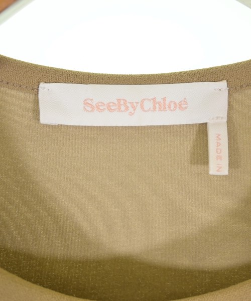 See By Chloe（シー　バイ　クロエ）Tシャツ・カットソー ベージュ サイズ:M レディース/2200717254200