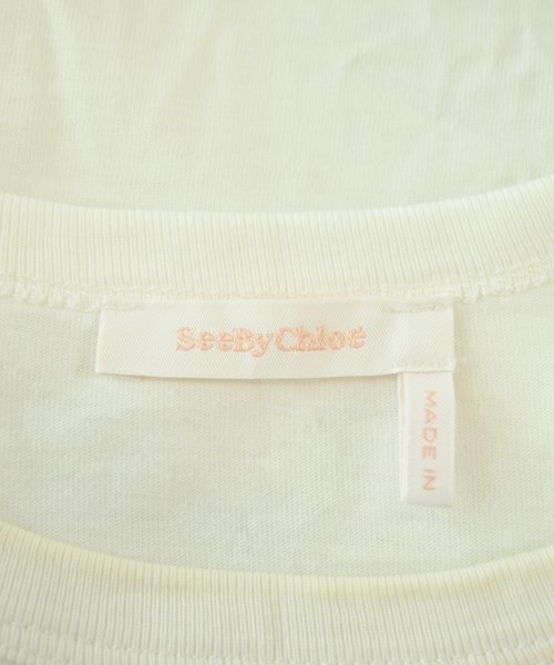 See By Chloe（シー　バイ　クロエ）Tシャツ・カットソー 白 サイズ:M レディース/2200717254217