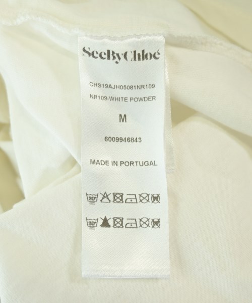 See By Chloe（シー　バイ　クロエ）Tシャツ・カットソー 白 サイズ:M レディース/2200717254217