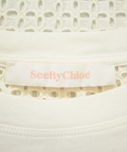 See By Chloe（シー　バイ　クロエ）Tシャツ・カットソー 白 サイズ:34(XXS位) レディース/2200717563197