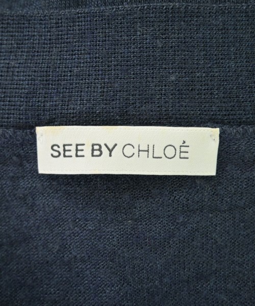 See By Chloe（シー　バイ　クロエ）カーディガン 紺 サイズ:38(S位) レディース/2200723003076