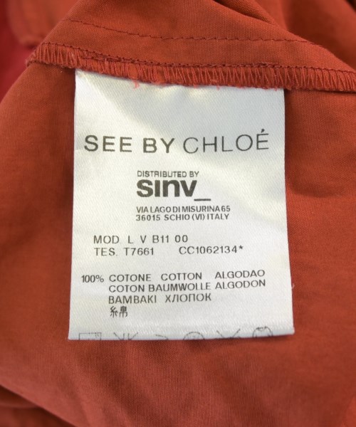 See By Chloe（シー　バイ　クロエ）ワンピース 赤 サイズ:40(M位) レディース/2200717438105